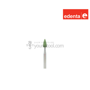 스위스 edenta 실리콘 포인트 (녹색/총알 소 #매우고움)