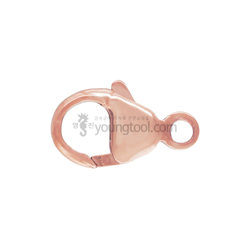 14K 핑크 골드필드 개고리 ㅇ링 장식 (13.0 mm)