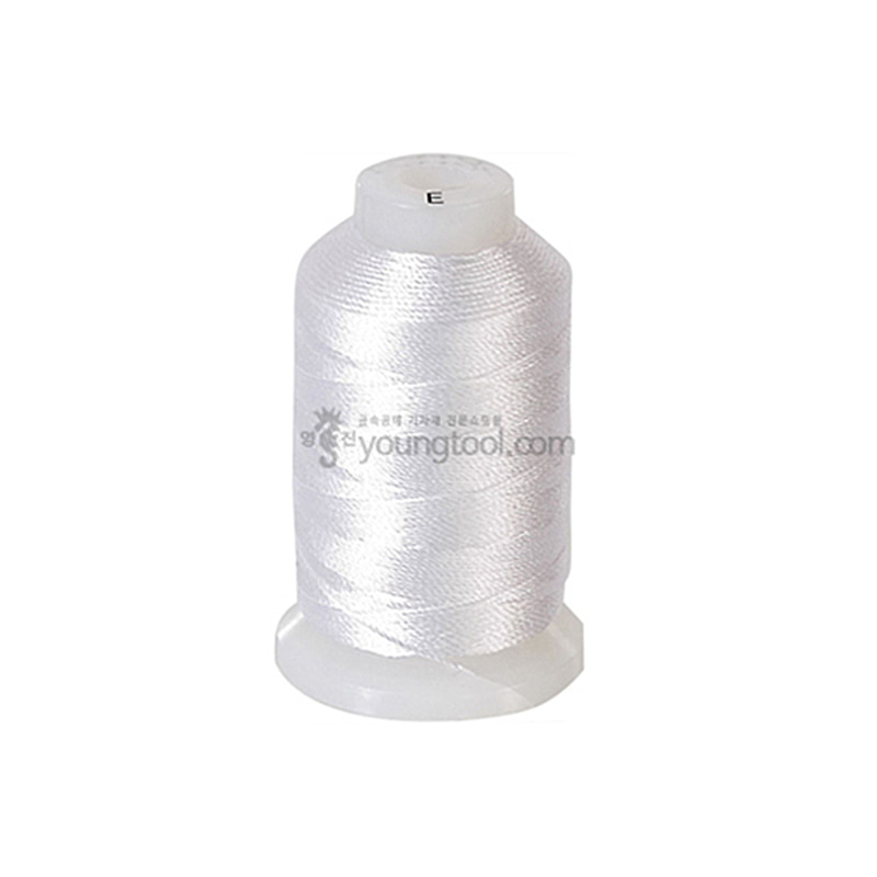 Beadalon Silk Thread 실크사 (0.5 oz/White)