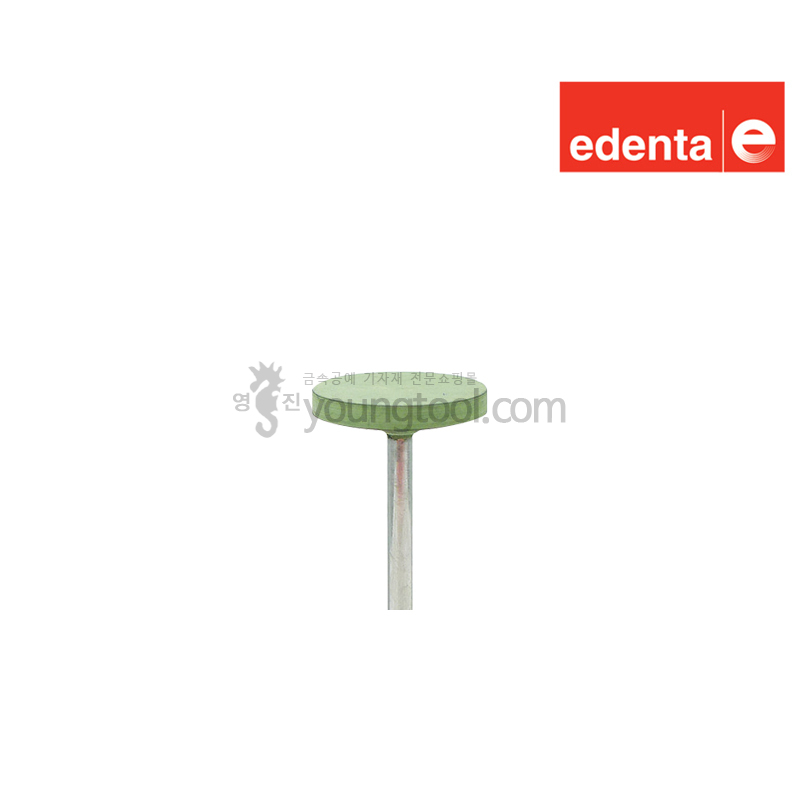 Edenta 실리콘 포인트 (녹색/평 #매우고움)