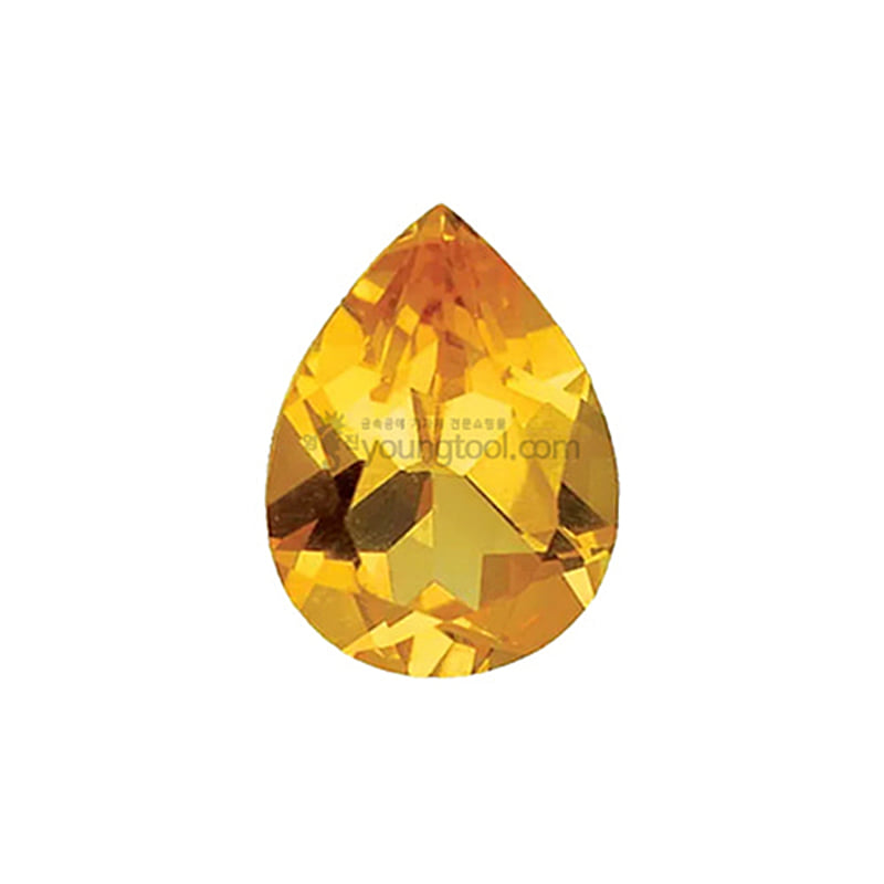 AAA+ 시츄린 (Faceted Citrine/Pear)