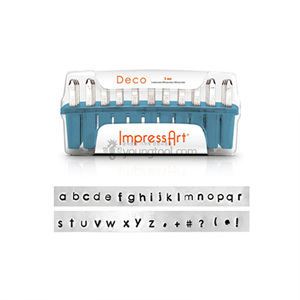 ImpressArt 메탈도장 세트 (Deco/소문자/3.0 mm)