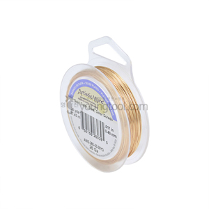 Beadalon 아티스틱 와이어 Silver Plated Color (Gold/Retail Spool)