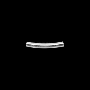 ECO 은 원형 민자 곡선 튜브비즈 장식 (2.0T x 15 mm)