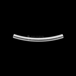 ECO 은 원형 민자 곡선 튜브비즈 장식 (2.0T x 25 mm)