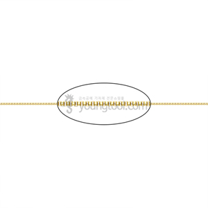 14K 옐로우 골드필드 체인 (박스/0.75 mm/길이 : 200 ft (약 60 M))