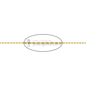 14K 옐로우 골드필드 체인 (비딩/0.67 mm/길이 : 200 ft (약 60 M))