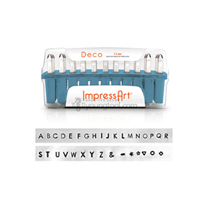 ImpressArt 메탈도장 세트 (Deco/대문자/1.5 mm)