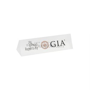 GIA 진주 로고 명판 (GIA Pearl Logo Lockup Plate)