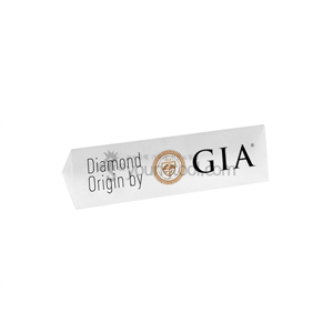 GIA 다이아몬드 오리진 명판 (GIA Diamond Origin Plate)